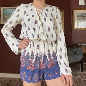 Kendall & Kylie Long Sleeve Romper